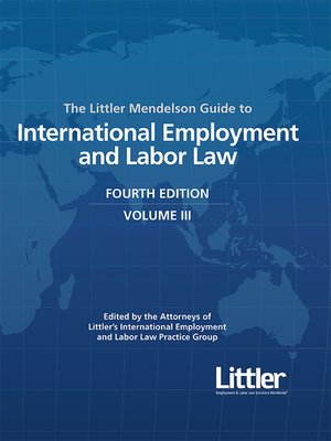 cover image of The Littler Mendelson Guide to International Employment and Labor Law